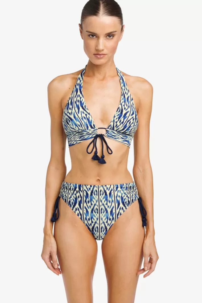 Flash Sale Robin Piccone Aabra Halter Bikini Top Lapis