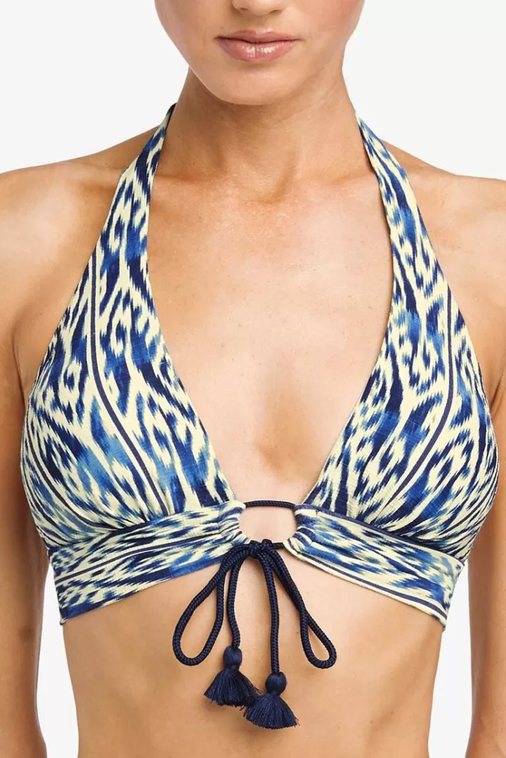 Flash Sale Robin Piccone Aabra Halter Bikini Top Lapis