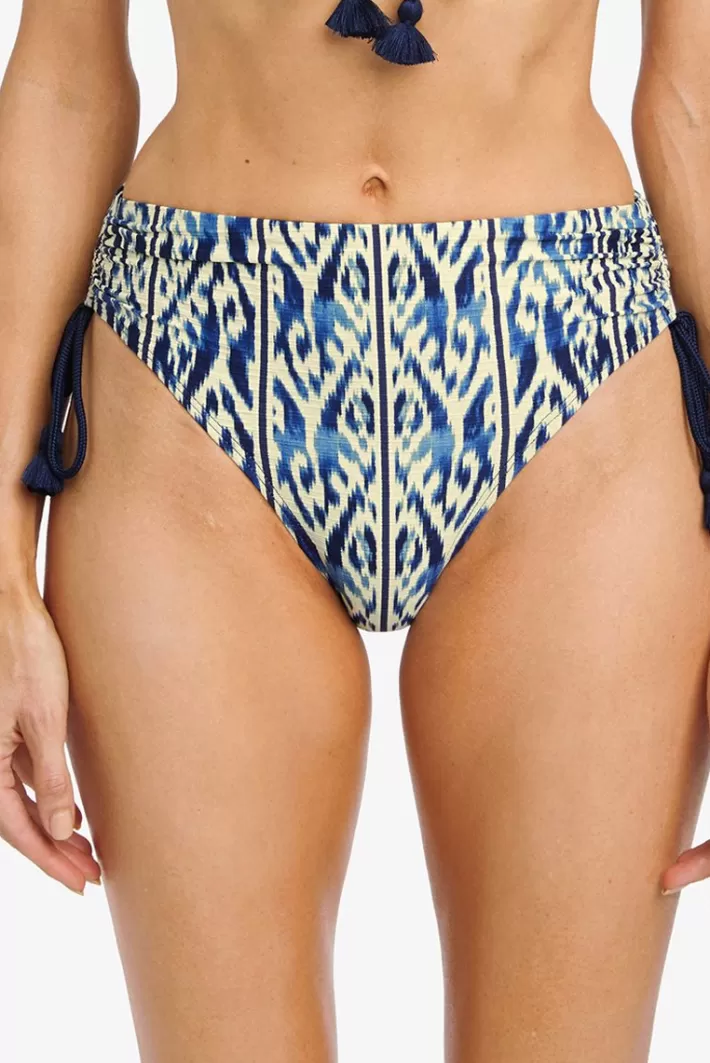 Hot Robin Piccone Aabra High Waist Bikini Bottom Lapis