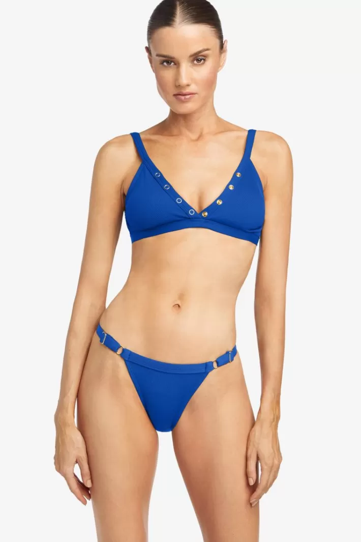 Best Sale Robin Piccone Amy Cheeky Bikini Bottom Lapis