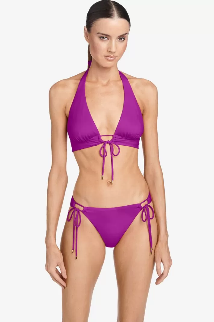 Flash Sale Robin Piccone Aubrey Halter Top Bougainvillea | Black | Pacific | Plum