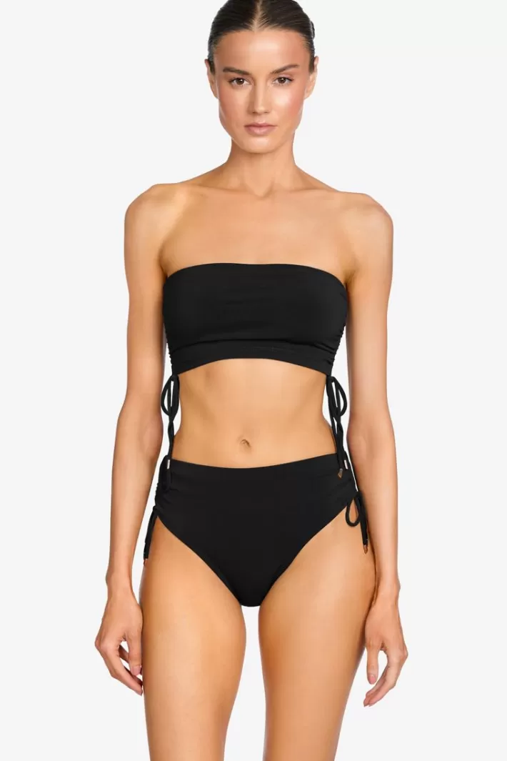 Online Robin Piccone Aubrey High Waist Bikini Bottom Bougainvillea | Black | Pacific | Plum