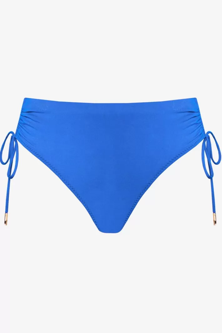 Store Robin Piccone Aubrey High Waist Bikini Bottom French Blue | Black