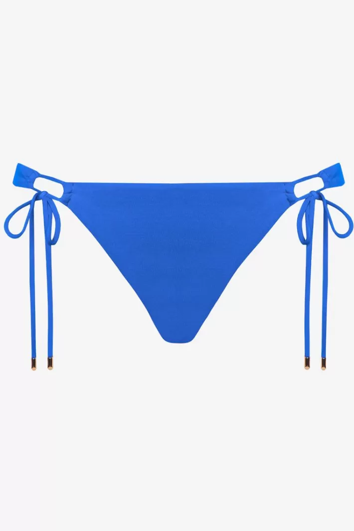 Flash Sale Robin Piccone Aubrey Side Tie Bikini Bottom French Blue | Black