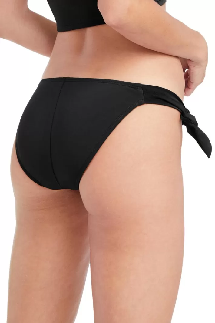 Outlet Robin Piccone Ava Cheeky Tie Bikini Bottom Black