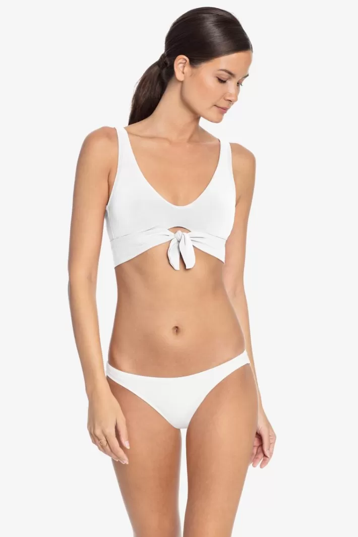 Online Robin Piccone Ava Clean Finish Bikini Bottom White