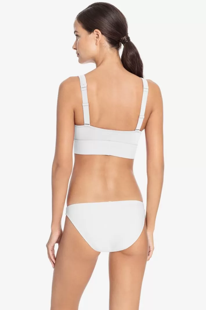 Online Robin Piccone Ava Clean Finish Bikini Bottom White