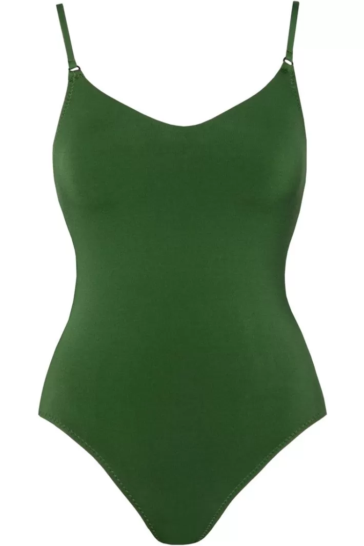 Shop Robin Piccone Ava Scoop Neck Mio One Piece Sage