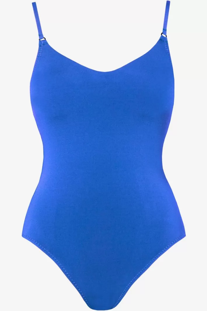 Sale Robin Piccone Ava Scoop Neck Mio One Piece French Blue | Navy | Fiery Red | Black