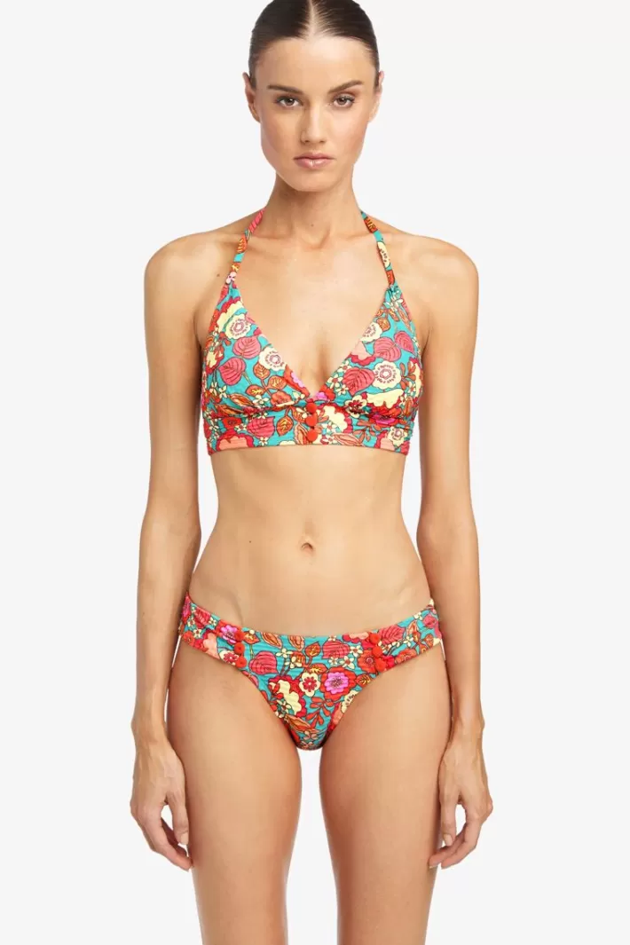 Sale Robin Piccone Bibi Cheeky Bikini Bottom Iceberg Multi