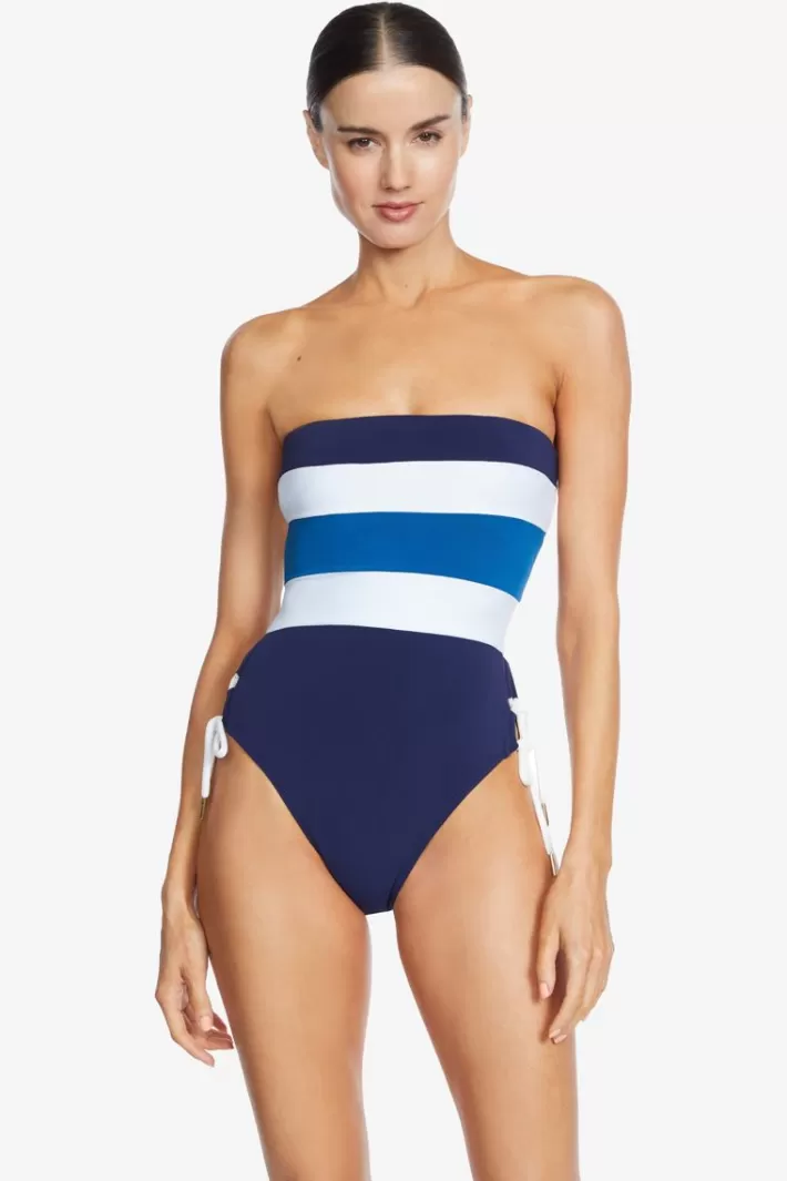 Shop Robin Piccone Emma Bandeau One Piece Safire Combo