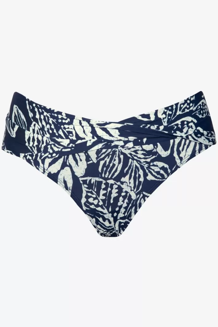 Sale Robin Piccone Indah Twist Bottom Navy/Ecru