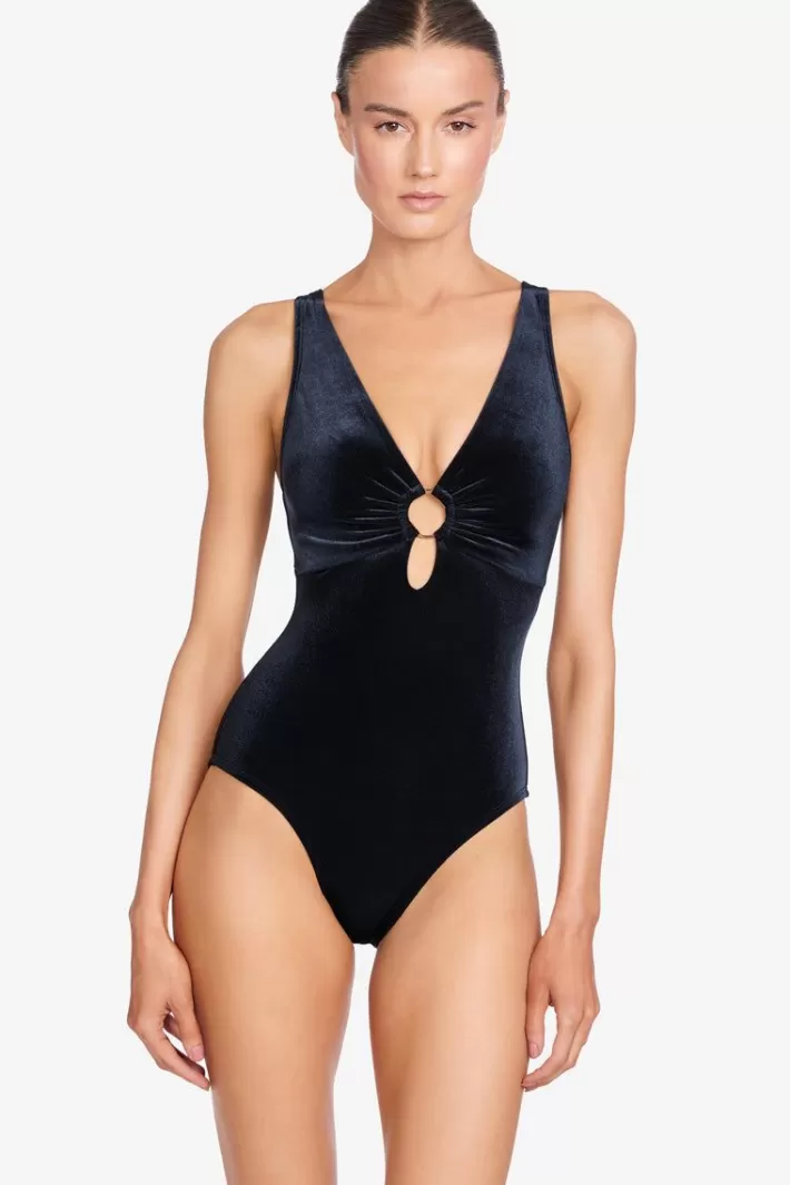 Best Sale Robin Piccone Roxy Plunge One Piece Black