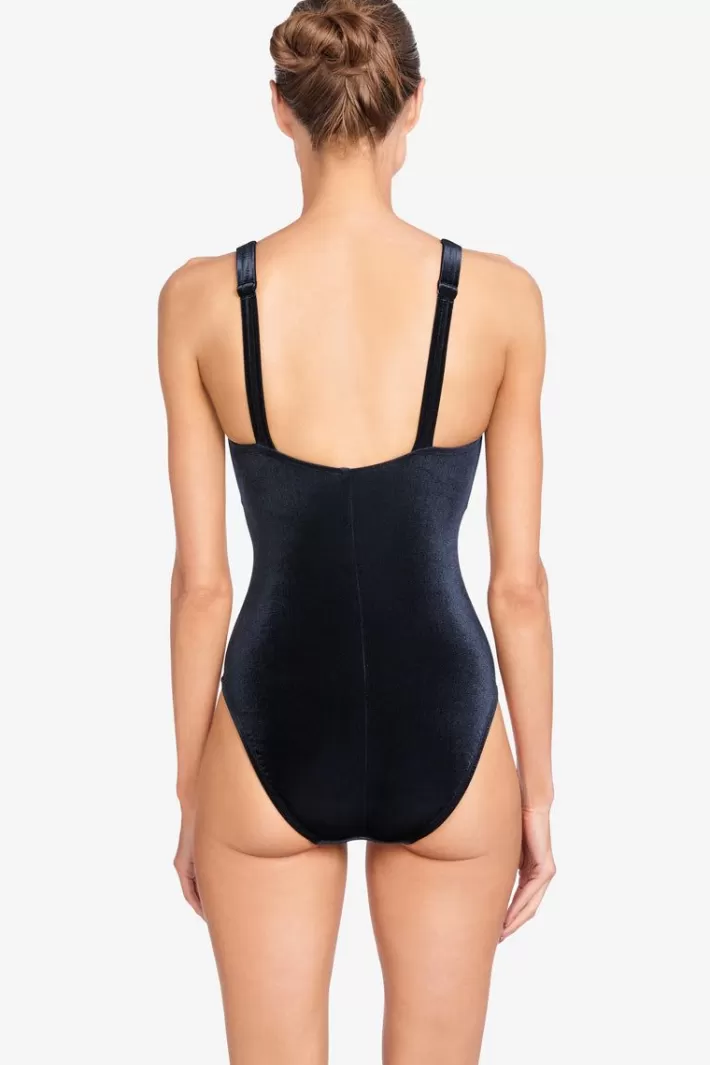 Best Sale Robin Piccone Roxy Plunge One Piece Black