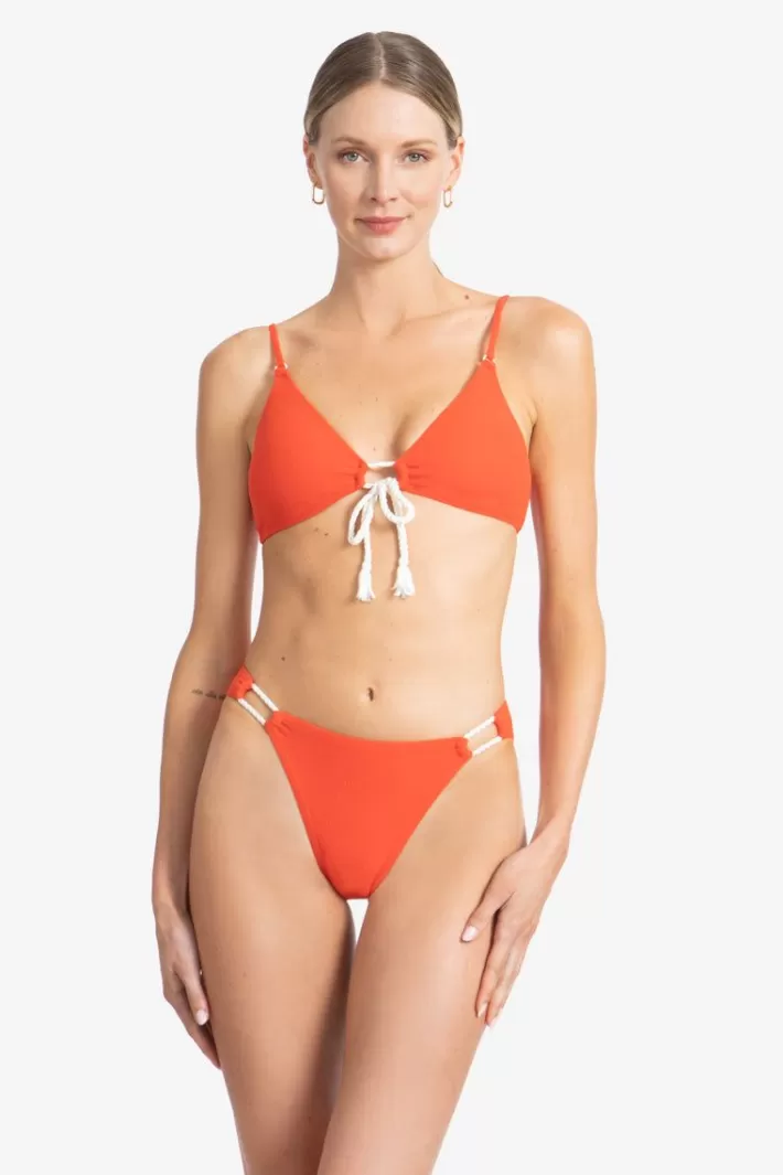 Flash Sale Robin Piccone Soliel Tiefront Bikini Top Marmalade